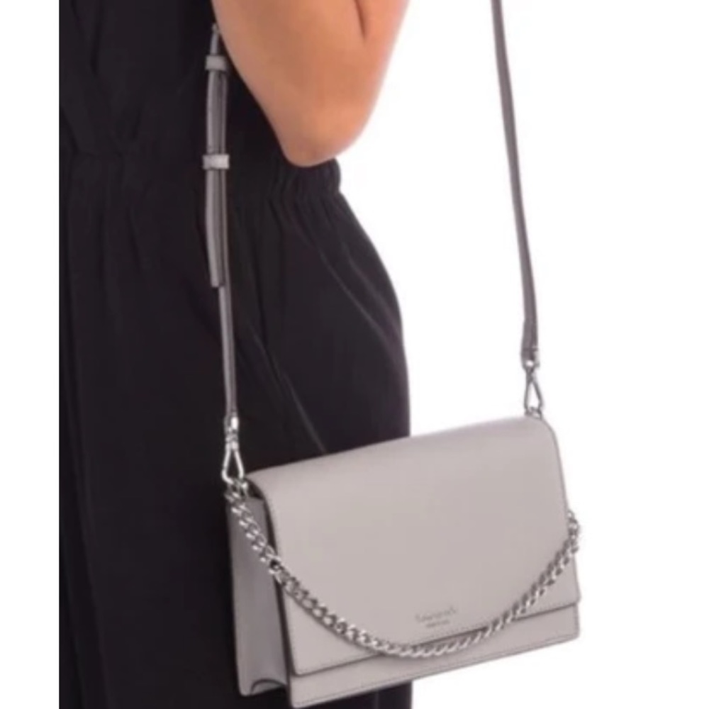 Kate Spade Cameron Convertible Crossbody - Dove Grey - Picture 10 of 10